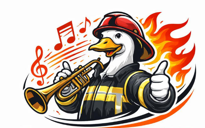 Ganter – Maskottchen des Musikzug Ganderkesee